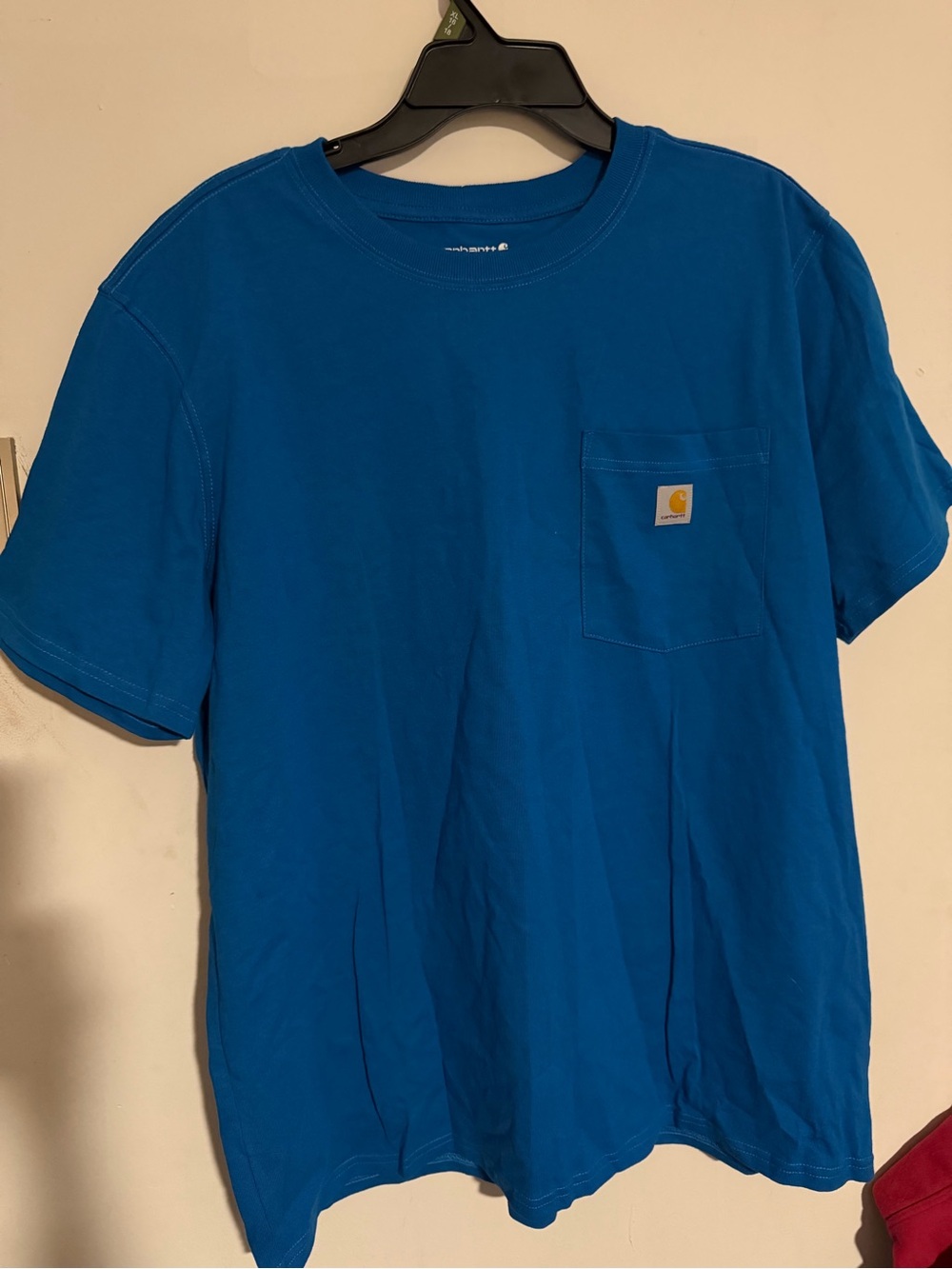 Carhartt Kids Short-Sleeve Pocket Tee in Bright Blue XL, Boys, (16-18) Like New